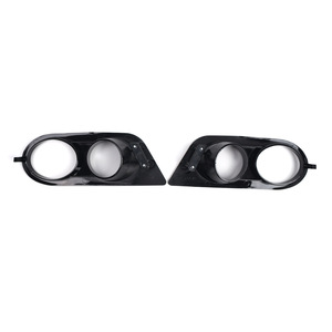 Bmw E46 M3 Dual Hole Fog Light Bezels 2001-2006 <b>Abs</b> Plastic Bumper Lower Grille Covers - Product Image 2