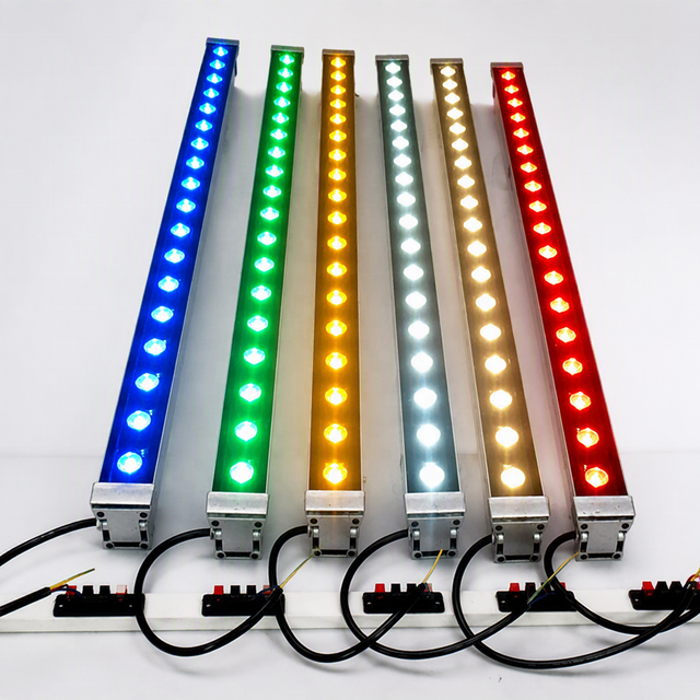 Dmx512 Control WallWasher Light Available Aluminum Alloy Ip65 18W 36W Outdoor Wall Mounted Light Rgb Led Wall Washer