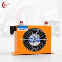 Refroidisseur d'huile hydraulique refroidi par air, boîtier en fonte, ventilateur simple, haute performance, haute qualité, durable, pièce de rechange pour centrale électrique