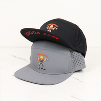 Casquette Snapback en nylon avec logo imprimé 7 panneaux personnalisée