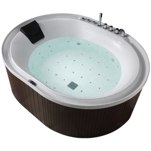 Spas de luxe modernes ovales en plein air, <span class=keywords><strong>spa</strong></span> pour 1 personne, écologique, 60 jets de massage, vente en gros du fabricant pour les hôtels et les villas - Product Image 3