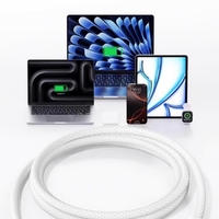 Kabel Pengisian Cepat USB Type C 60W, Kabel Sinkronisasi Data Tahan Lama untuk Ponsel, Tablet, Laptop