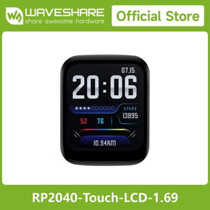 Placa de Desarrollo de Microcontrolador Waveshare RP2040, con Pantalla Táctil LCD de 1.69 Pulgadas, Esquinas Redondeadas, Procesador Arm de Doble Núcleo K640 - Product Image 4