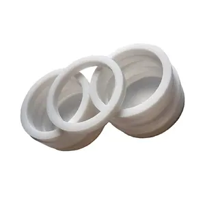 Op Maat Gemaakte Plastic Ptfe Bushing Pom Peek Acetal Derlin Acryl Ptfe Pakking Plastic Ringen Producten