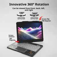 Vente flash - Étui clavier magique sans fil rotatif à 360 degrés transparent pour iPad 11e génération 2025 - Étui pour tablette Pro 13 - Étui pour AIR 11 10.9