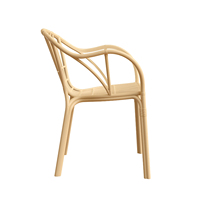Mobilier de restaurant moderne, chaise en plastique empilable pour l'extérieur/l'intérieur, jardin de mariage, adapté à l'extérieur et au salon