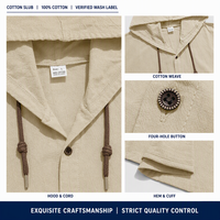 Chemise à capuche en coton pour homme, manches longues, boutonnée, unie, décontractée, printemps, automne, été, coupe classique, 13 couleurs, pour acheteurs en gros