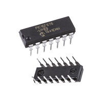100% nuevos microcontroladores originales de 8 bits 1.75kB Flash 20 MHz 12 I/O 2V a 5,5 V PDIP-14 1/P 8bit MCU PIC16F676-I/P