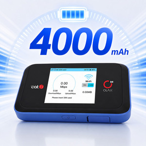 OEM/ODM OLAX MT60 4G LTE Pocket WiFi 6 <b>Router</b> Cat7 300Mbps <b>Mobile</b> Hotspot With LCD Screen 4000mAh Battery in Stock High-Speed Wi - Product Image 1