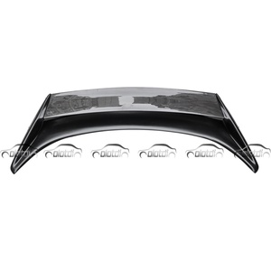 สปอยเลอร์หลังคาร์บอน+FRP ทรง V2 สำหรับ NISSAN 350Z ปี 2003-2005 แต่งรถ - Product Image 5