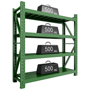 헤비 듀티 4~5단 볼트리스 메탈 선반 시스템, 차고 및 창고용 산업용 보관 랙 - Product Image 6