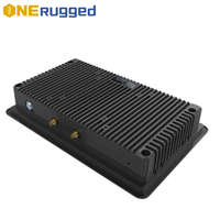ONERugged P10A, PC industriel tout-en-un, écran tactile sans ventilateur de 10 pouces, Windows 11, I5/i7, IP65, montage mural frontal, intégré 24/7
