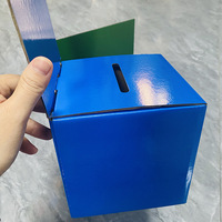 Usine de gros personnalisé Durable ondulé pliant carton économie collecte de fonds bulletin de vote don boîte de Suggestion vente carton