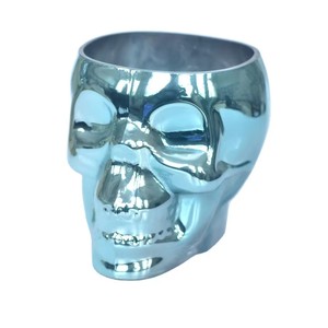 Lot de verres à bière en <span class=keywords><strong>verre</strong></span> électroplaqué motif croix bleue, ensemble de verrerie pour la maison et la décoration de Noël - Product Image 1