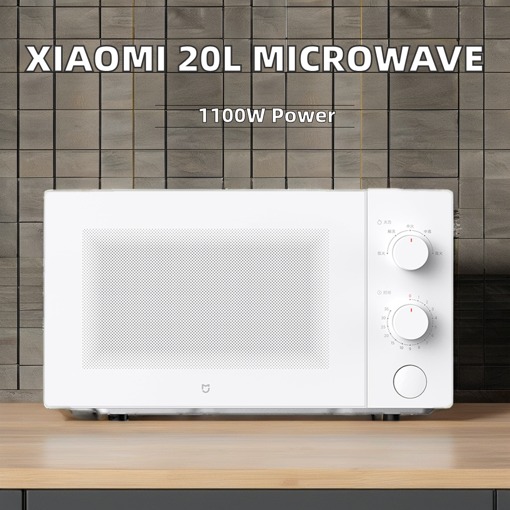 Xiaomi Mijia 20L High Power Electric Microwave Oven 360-degree Turntable  for Fast Heating Household Hotels RVs Kitchen Use
