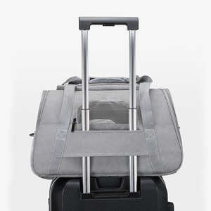 प्रीमियम लक्जरी फैशन ट्रेंडी बहुक्रियाशील हल्के पुनर्नवीनीकरण हवादार स्थान की बचत बड़ी क्षमता पोर्टेबल आउटडोर कुत्ते - Product Image 3