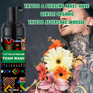 สบู่โฟมวานาเรียสำหรับทำความสะอาดรอยสัก สบู่ทำความสะอาดอย่างอ่อนโยน ช่วยให้ผิวกระจ่างใส สบู่โลโก้สั่งทำพิเศษ สำหรับดูแลหลัง<span class=keywords><strong>สัก</strong></span> ช่วยให้ผิวชุ่มชื้น - Product Image 5