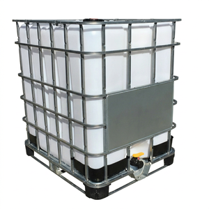 Réservoir d'eau carré en PE de qualité alimentaire avec cage en acier, hermétique et antivol, capacité 5000-100000L, pour stockage de produits chimiques et pompage - Nouveau - Product Image 1