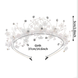 Fascia per Capelli da Sposa Personalizzata OEM ODM, Accessorio per Capelli Fatto a Mano per Negozi di Articoli da Sposa - Product Image 3