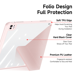Flip-<b>stand</b> <b>tablet</b> case <b>for</b> iPad Pro 13 (2024-2025) / iPad 10 (2022) - 11 (2025) with pen slot and magnetic <b>tablet</b> cover - Product Image 5