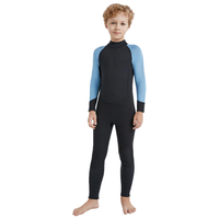 DIVESTAR setelan menyelam anak-anak, baju selam Neoprene 3mm/5mm ramah lingkungan, ukuran besar tahan air Anti-UV bernafas