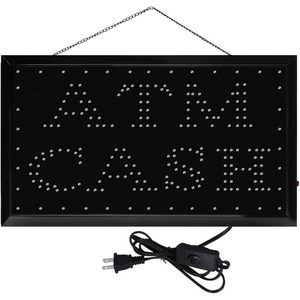 Color ATM cash LED billboard PVC <b>board</b> indoor hanging ambient <b>light</b> street indicator display <b>board</b> luminous sign UK\US\AU\EUplug - Product Image 5