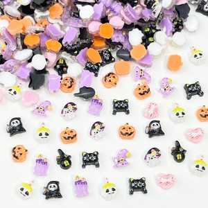 Decorazioni per Unghie Halloween 2025, Mini Zucca e Fantasma 3D in Resina, 9 Stili Diversi Assortiti, Brillantini per Nail Art - Product Image 2