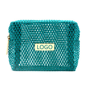 Túi Lưới Đựng Mỹ Phẩm Mới Túi Trang Điểm <span class=keywords><strong>PVC</strong></span> Trong Suốt Có Logo Theo Yêu Cầu Túi Mỹ Phẩm Polyester <span class=keywords><strong>PVC</strong></span> Số Lượng Lớn Bán Sỉ - Product Image 1