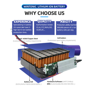 Batteria agli Ioni di Litio Ricaricabile 3.7V 1800mAh 6.66WH <span class=keywords><strong>18650</strong></span> con Cavo e PCM per Auto Giocattolo, Carrello, Piccola Ventola e Luce LED - Product Image 4