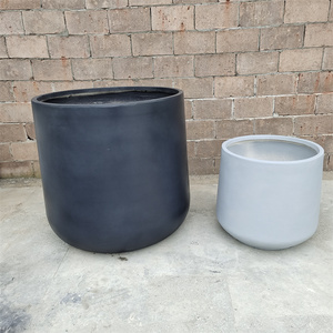 Grands pots de fleurs et jardinières modernes en argile à fibres pour jardin Nouveau design <span class=keywords><strong>Intérieur</strong></span> Extérieur Plancher suspendu pour la maison Design personnalisé - Product Image 2