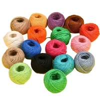 1mm 2mm 2ply Couleur Blanc Bleu Noir Ficelle de Chanvre Corde de Jute pour Tapis de Décoration Intérieure