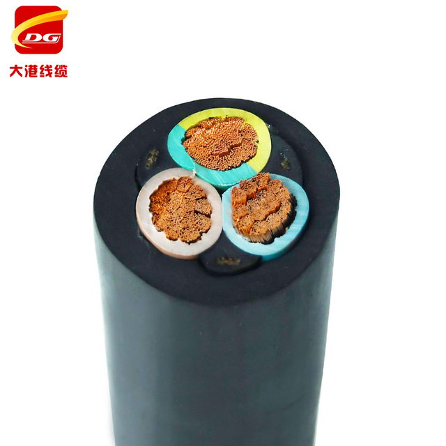 Multi Core H07RN-F 2-5Cores Heavy-duty  Rubber  Sheathed Flexible  Rubber Cable  with Rubber Insulated YC Waterproof Cable