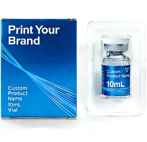 Kostenloses <span class=keywords><strong>Design</strong></span> Maßgefertigte Kleine 3mL 10mL Fläschchen-Verpackung Fläschchen 2ml/5ml/10ml Fläschchen-Stiftbox Matt Glänzend Hologramm Fläschchen-Etikett und Box - Product Image 2