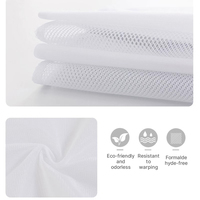 Lot de sacs de lavage en maille anti-emmêlement et anti-déformation, avec fermeture éclair, protection pour machine à laver (mailles fines, grosses, alvéolées)
