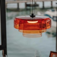 Nordic Designer Restaurant Lustre bar Lampe De Table Homestaybedroom Lampe Lampes En Verre Haut De Gamme
