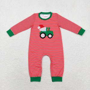 Conjunto de Pantalones y Pelele a Rayas Rojas de Navidad para Bebés y Niños Pequeños, Ropa Casual de Invierno - Product Image 3