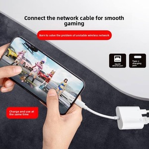 Nuevo Adaptador <span class=keywords><strong>Ethernet</strong></span> 3 en 1 Tipo C Lightning a RJ45 con Carga PD para Teléfonos y Tabletas iOS Apple a <span class=keywords><strong>Cable</strong></span> <span class=keywords><strong>Ethernet</strong></span> - Product Image 4