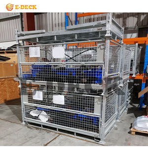 Heavy Duty Transporte Apilamiento Plegable Australia Acero Metal Stillage con placa - Product Image 2