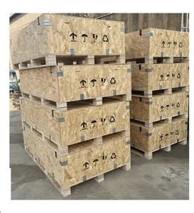 Wooden Crates With pallet For Packaging Items Usage