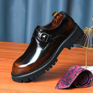 Botas de Cuero Genuino para Hombre, Diseño Clásico, Otoño-Invierno 2025, Cómodas, Impermeables, Antideslizantes, con Suela de Goma - Product Image 1