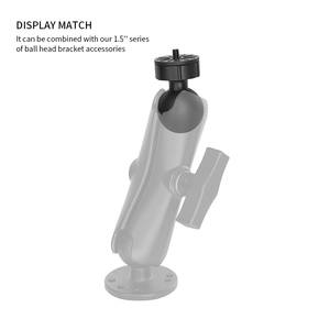VINmounts 1.5 Inch 38.1mm Ball Mount <b>Adapter</b> 1/4" Screw Male Female Camera Mount Compatible GoPro Insta360 VIN-C-001 - Product Image 4