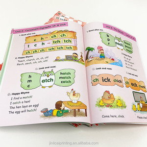 Livres de coloriage anglais personnalisés sur demande, de haute qualité, couverture souple, pelliculés, pour l'éducation de la petite <span class=keywords><strong>enfance</strong></span> - Product Image 4