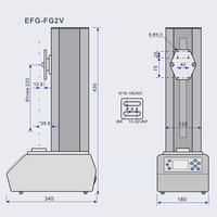 Support de Test de moteur électrique mikrométrique EST-FG2 Vertical et horizontal Machine jauge de force de moteur support de test