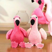 Jouets en peluche flamant rose, peluches, porte-clés flamant rose pour enfants, filles, garçons, souvenir