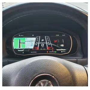 Voll-LCD-Instrumententafel für Volkswagen Tiguan 2009 - 2017 PQ MQB VW CC Golf Sharan Passat Scirocco Jetta EOS 10,5" 12,3" Bildschirm