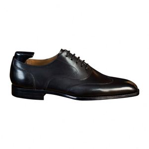 Chaussures Oxford en cuir véritable de qualité supérieure à bout carré pour hommes, classiques, formelles, pour les affaires, les mariages, respirantes, antidérapantes, légères - Product Image 2