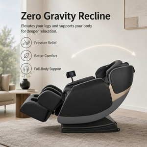 2026 Zero Gravity Shiatsu <b>Chair</b> with Spa Heating Air Plug-In & USB Musical <b>Chair</b> - Product Image 3