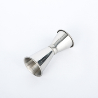 Outils de barman : Jigger double en acier inoxydable, tasse à mesurer en métal pour vin et cocktails