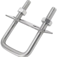 Colliers de serrage rectangulaires métriques en acier inoxydable 304 PANQI UK-45 certifiés ISO9001, étanches, surface lisse, OEM
