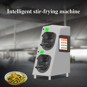 Hotel Takeaway restaurante 6.4KW Máquinas de <span class=keywords><strong>cocina</strong></span> eléctricas Stir Fry Machine <span class=keywords><strong>Programable</strong></span> Automático Food Cook <span class=keywords><strong>Robot</strong></span> 60 platos/hora - Product Image 5
